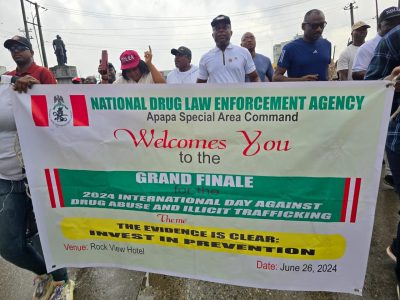 PHOTOS: Customs, NDLEA walk against drug abuse