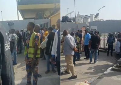 VIDEOS: Agents, workers locked out as union shuts Apapa port