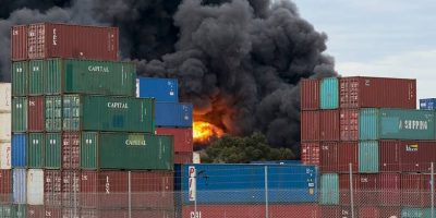 Container fire breaks out at Port of Antwerp-Bruges