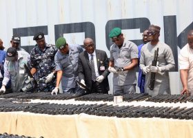 Customs intercepts 844 arms, 112,500 ammunition, drugs, others worth N13.9bn at Onne Port