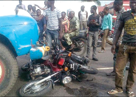 LASTMA confirms death of biker crushed by container truck