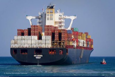 MSC Antonia Loses Boxes in Winter Storms Off South Africa