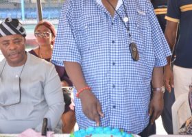 Ex-ANLCA President Prince Olayiwola Shittu Honoured at Maritime Cup Opening Ceremony