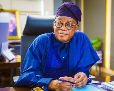 Minister of Marine and Blue Economy, Gboyega Oyetola