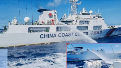 Tensions Rise as Philippines Accuses China of Water Cannon Attack in South China Sea
