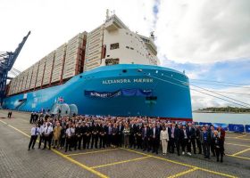 Maersk Names New Dual-Fuel Methanol Vessel “Alexandra Maersk” in Felixstowe Ceremony