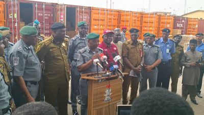 Tincan Island Port Customs Command Hits Record N1 Trillion Revenue, Seizes 16 Containers of Illicit Pharmaceuticals