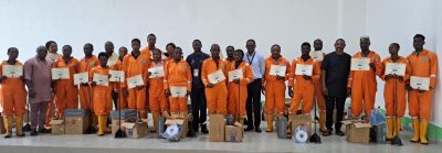 WACT Empowers 20 Youths in Host Community with Paint Production Training, Starter Packs