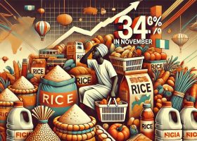 Nigeria’s Inflation Hits 34.6% in November, Driven by Surging Food Prices