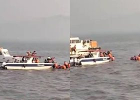 13 Dead, 99 Rescued as Naval Boat Collides with Passenger Ferry Near Mumbai