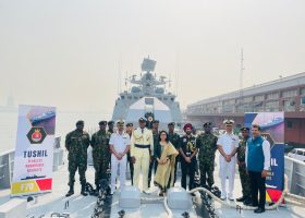 INS Tushil Visit: India Reaffirms Commitment to Nigeria with Free Health Camp, Technology Transfer