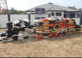 Nigerian Navy Seizes 126 Bags of Smuggled Rice, Hands Over Suspects to Customs