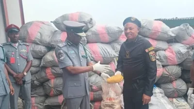 Customs Seizes 4,973 Loaves of Cannabis, 195 Bottles of Codeine