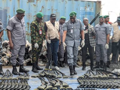 Customs Hands Over 1,599 Arms, 2,298 Live Cartridges to NCCSALW