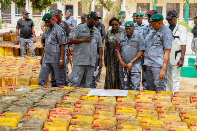 Customs Seize 22,900 Litres of Smuggled Fuel in Adamawa