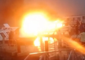Passenger Boat Catches Fire at Ipakodo Ferry Terminal, Injuring Several