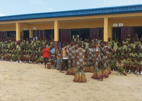 Nigeria Customs Service Renovates School, Donates Learning Materials in Sagbokoji 