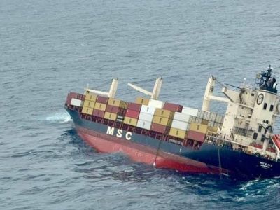 Liberian-Flagged Containership MSC ELSA 3 Sinks Off Indian Coast 