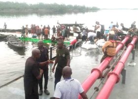 Nigerian Navy Rescues 99 Passengers After Boat Collision in Rivers State