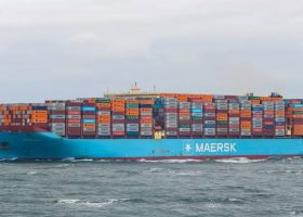 Fire Breaks Out on Marie Maersk off Liberian Coast
