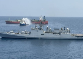 Indian Navy Aids Stricken LPG Tanker After Explosion in Gulf of Aden Amid Rising Maritime Tensions