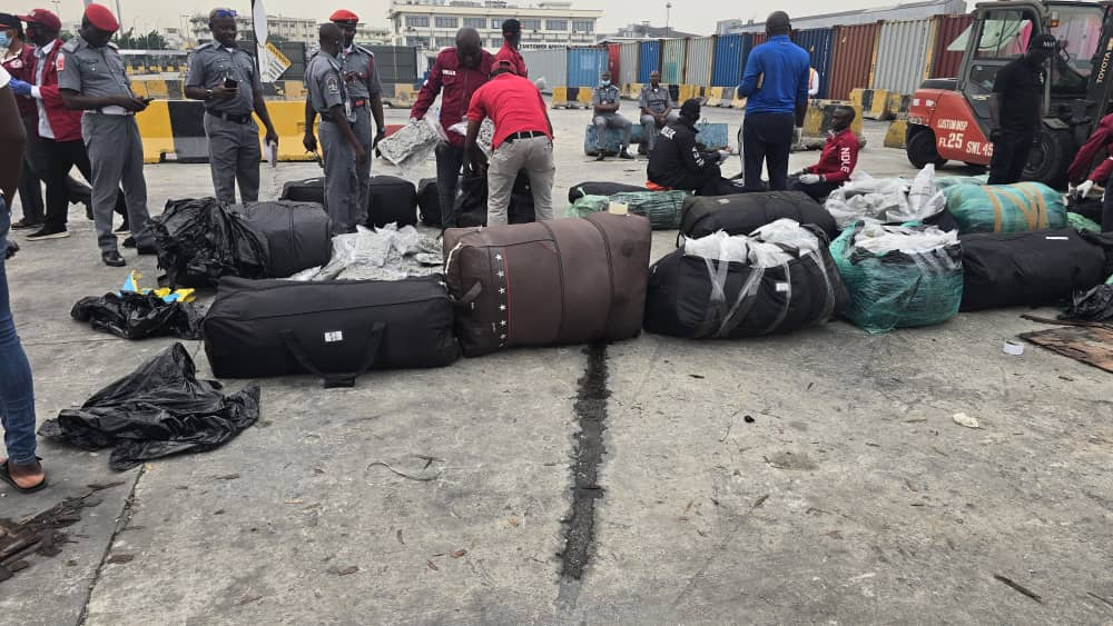 Customs and NDLEA Intercept 1.2 Tonnes of Canadian Loud