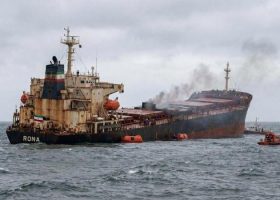 High Sea Drama as Turkmen Coast Guard Rescues Crew
