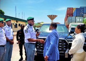 Customs Hands Over Stolen Luxury Vehicles