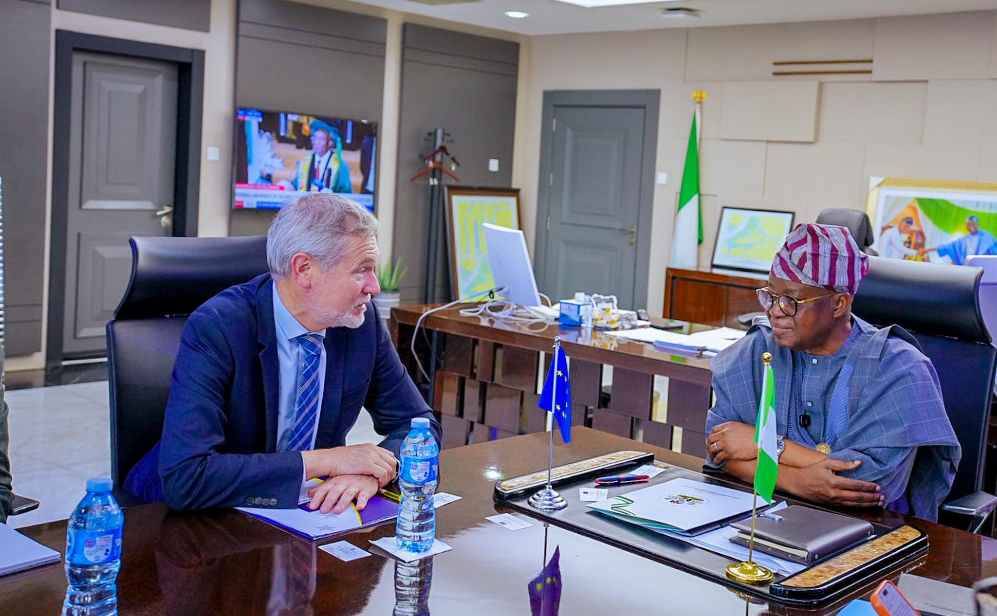 Oyetola Hosts EU Envoy