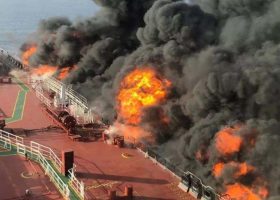 Tanker Explosion Raises Tensions in Strait of Hormuz as Iran Reports Progress in Oman Talks