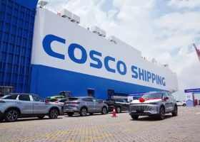 Fire Aboard COSCO Car Carrier