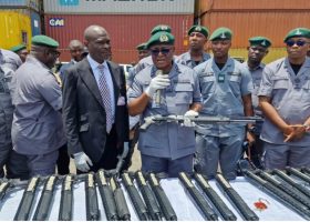 Customs Seizes Pump-Action Rifles